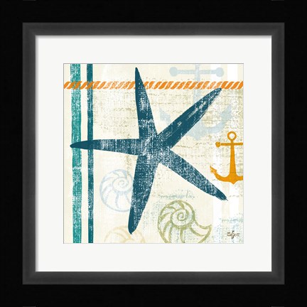 Framed Nautical Brights III Print