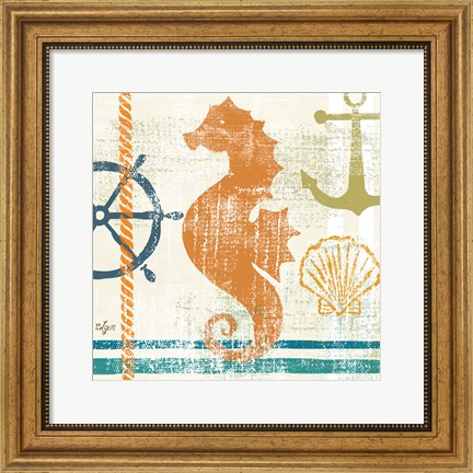 Framed Nautical Brights IV Print