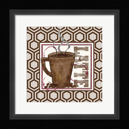 Framed Modern Coffee II Print