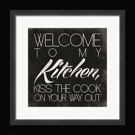 Framed Kitchen II Print