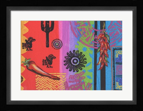 Framed Fiesta Print