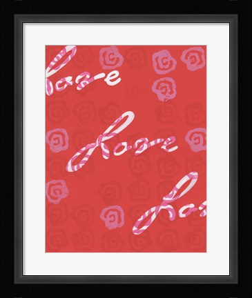 Framed Love Print