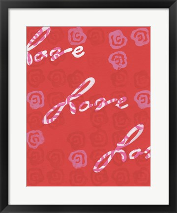 Framed Love Print