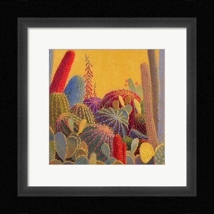 Framed Desert Garden 3 Print