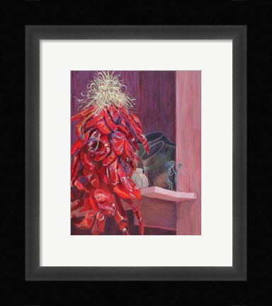 Framed Peppers Peppers Print
