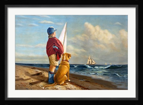 Framed Looking Forward Print