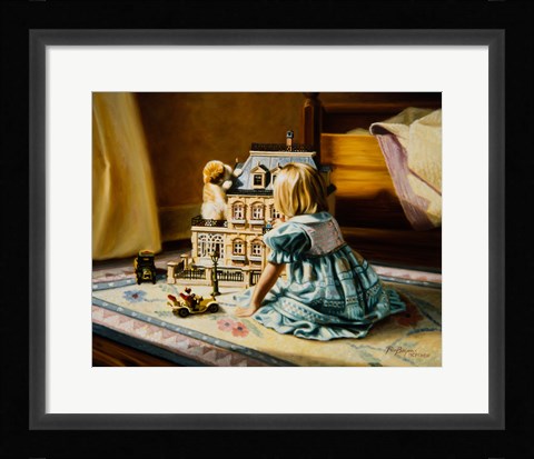 Framed Doll House Print