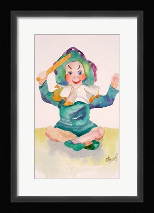 Framed Leprechaun Print