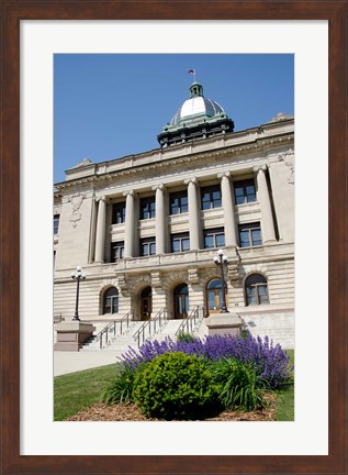 Framed USA, Wisconsin, Manitowoc County Courthouse Print