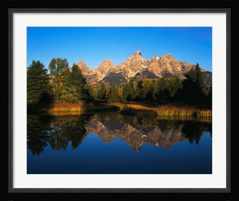 Framed Teton Range and Snake River, Grand Teton National Park, Wyoming Print