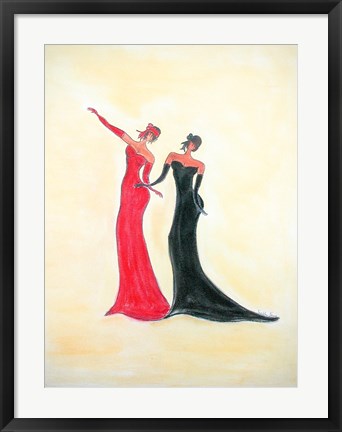 Framed Dancing &#39;til Midnight Print