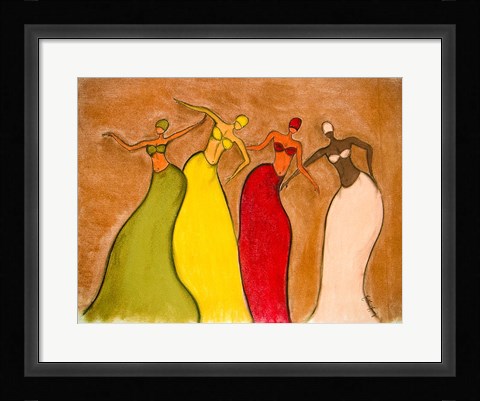 Framed Four Sisters Print