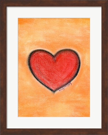 Framed Heart Print