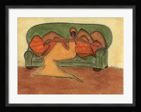 Framed Seductress Print