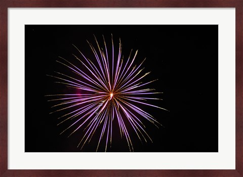 Framed Fireworks Print