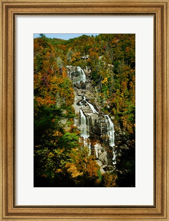 Framed White Water Falls Print