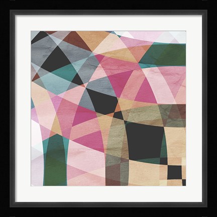 Framed Geometric Design 1 Print