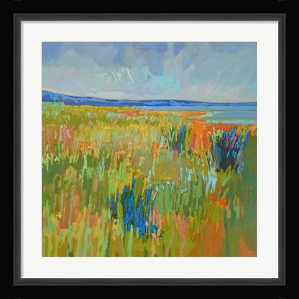 Framed Lake Shore II Print