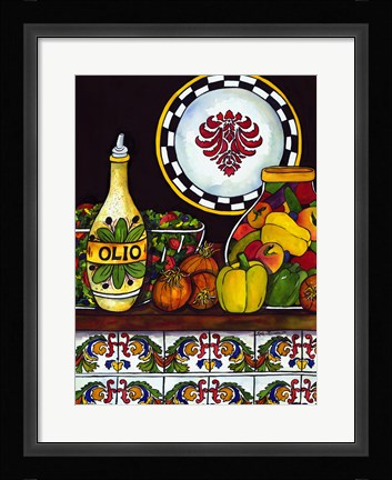 Framed Salad Time Print