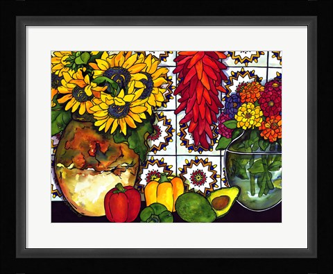 Framed Southwest Sampler Print