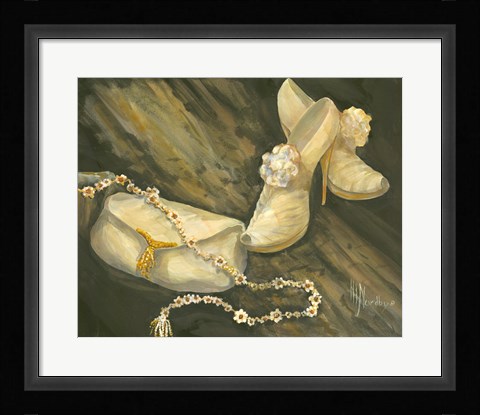 Framed Purse and Shoes Print
