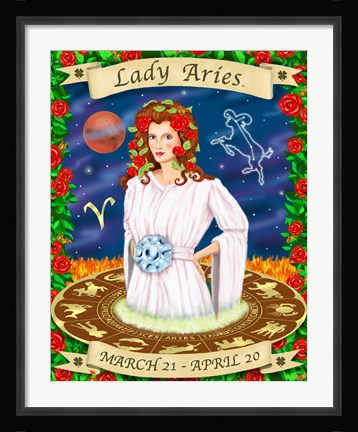Framed Aries Print