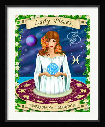 Framed Pisces Print