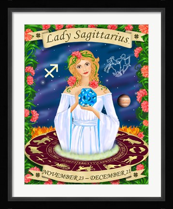 Framed Sagittarius Print