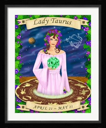 Framed Taurus Print