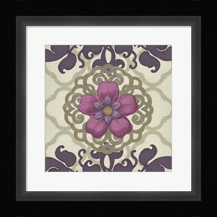 Framed Imperial Garden I Print