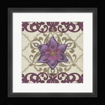 Framed Imperial Garden III Print