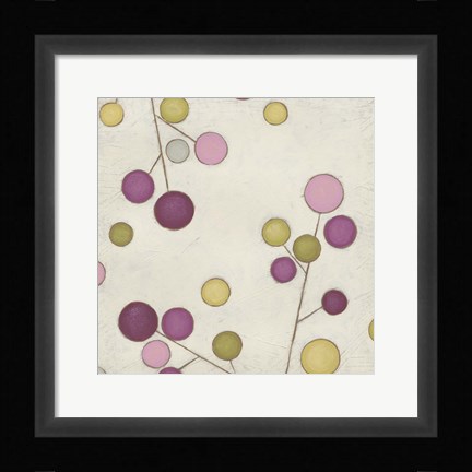 Framed Molecular Blossoms III Print