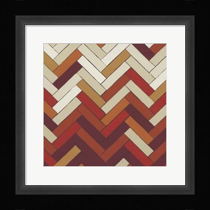 Framed Parquet Prism III Print
