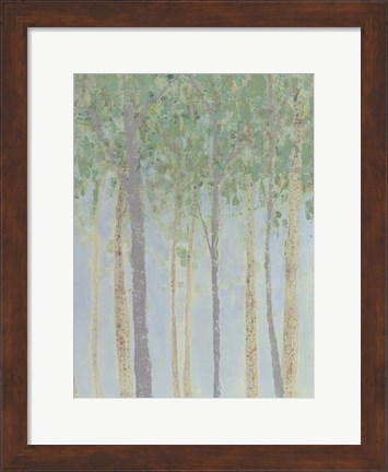 Framed Hazy Woodlands II Print