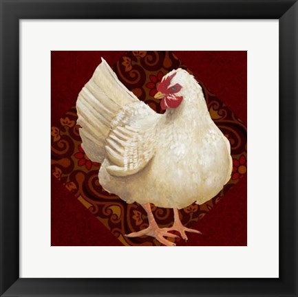Framed Yard Bird I Print