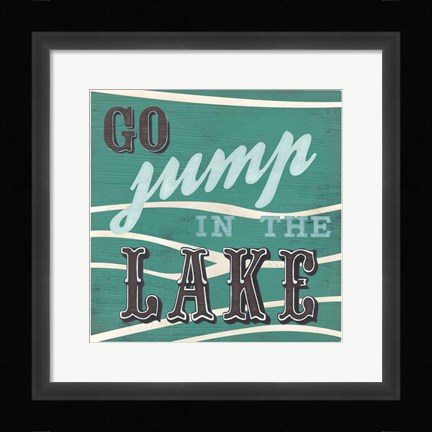 Framed Cabin Life II Print