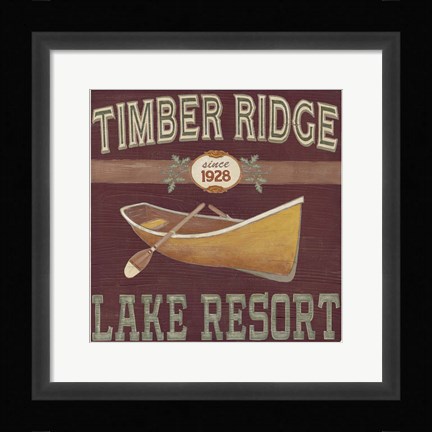 Framed Cabin Life VII Print