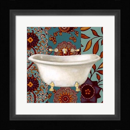 Framed Spice Bathroom II Print
