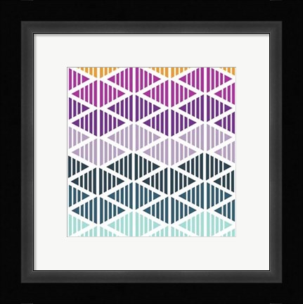 Framed Tribal Arrows III Print