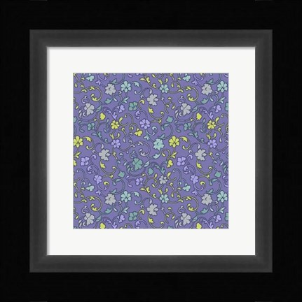 Framed Vintage Calico III Print