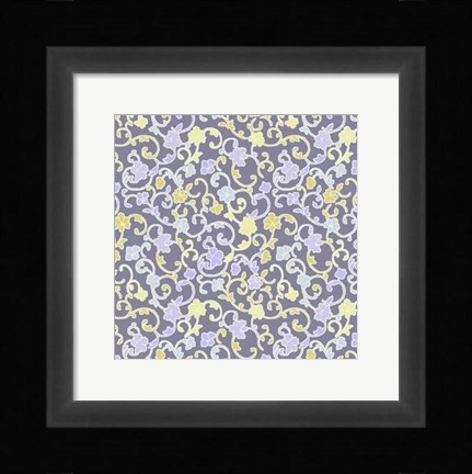 Framed Vintage Calico VI Print