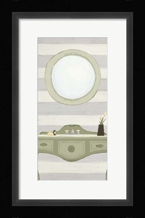 Framed Riviera Bath IV Print