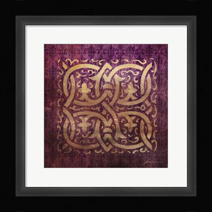 Framed Antiquity Tiles II Print