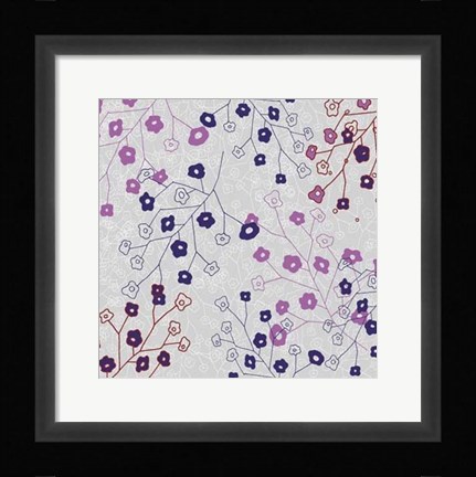 Framed Cottage Rose Garden VI Print