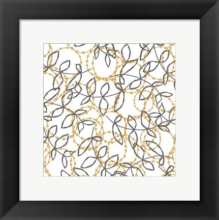 Framed Daisy Chain I Print