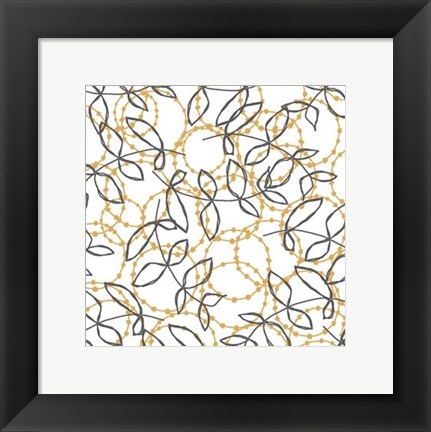 Framed Daisy Chain II Print