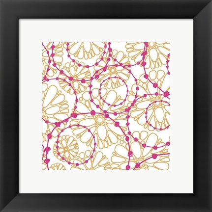 Framed Daisy Chain VII Print