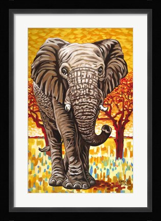 Framed Wild Africa I Print