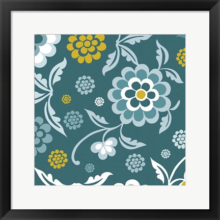 Framed Emerald Forest III Print