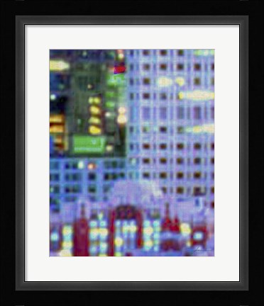 Framed Metropolitain III Print